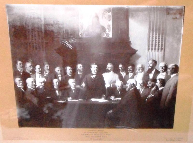 Première séance du Conseil des Directeurs de la Caisse d'Epargne, Jean Jacques Scherrer, 1903