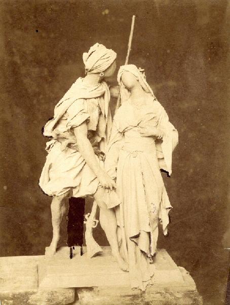 Couple d'arabes, Emile Edmond Peynot, 20e siècle