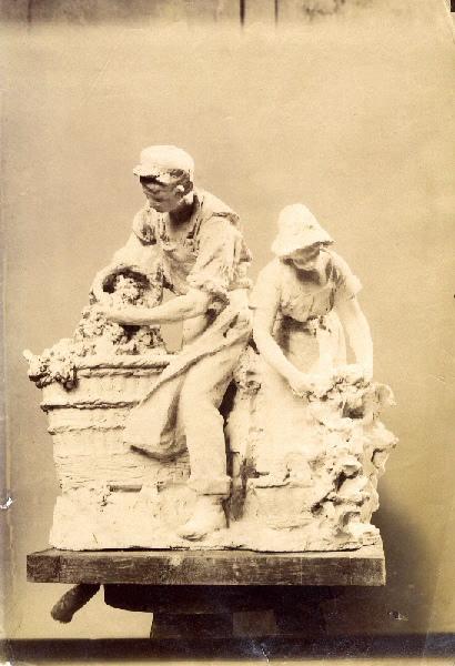 Cueilleurs, Exposition 1900, Emile Edmond Peynot, 20e siècle