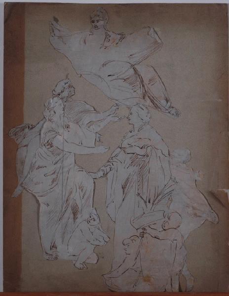 Groupe de femmes, Emile Edmond Peynot, 20e siècle