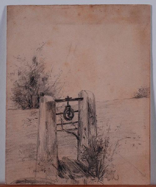 Paysage, Emile Edmond Peynot, 20e siècle