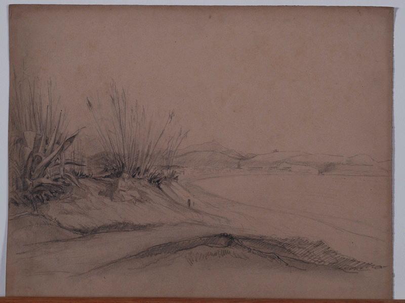 Paysage de bord de mer, Emile Edmond Peynot, 20e siècle
