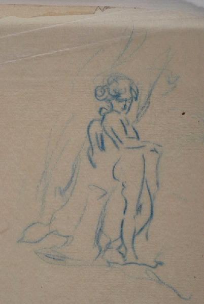 Femme nue, Emile Edmond Peynot, 20e siècle