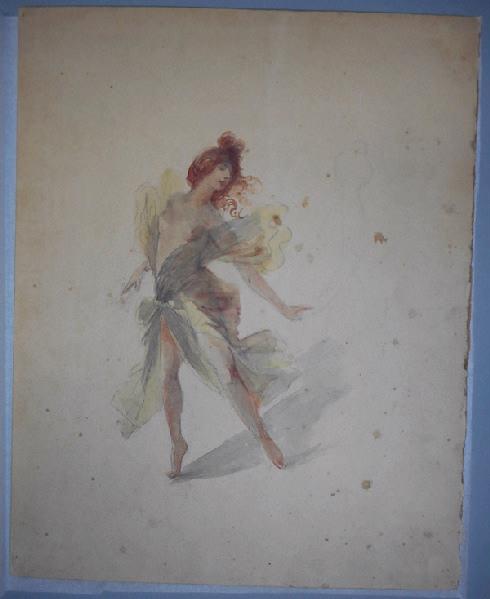 La danseuse de Loïe Füller ((recto)), René Binet, 4e quart 19e siècle, 1er quart 20e siècle