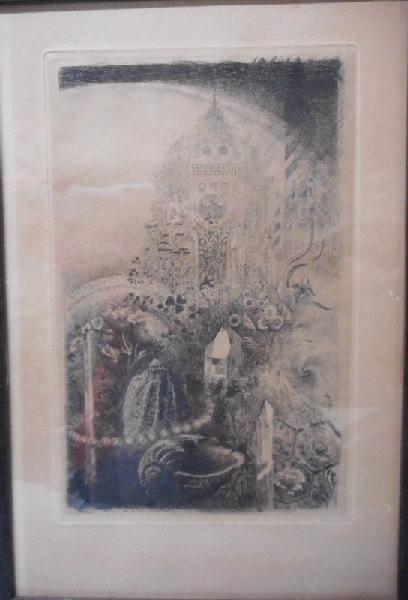Coquillage, cristaux, dôme, imaginaire..., René Binet, 4e quart 19e siècle, 1er quart 20e siècle