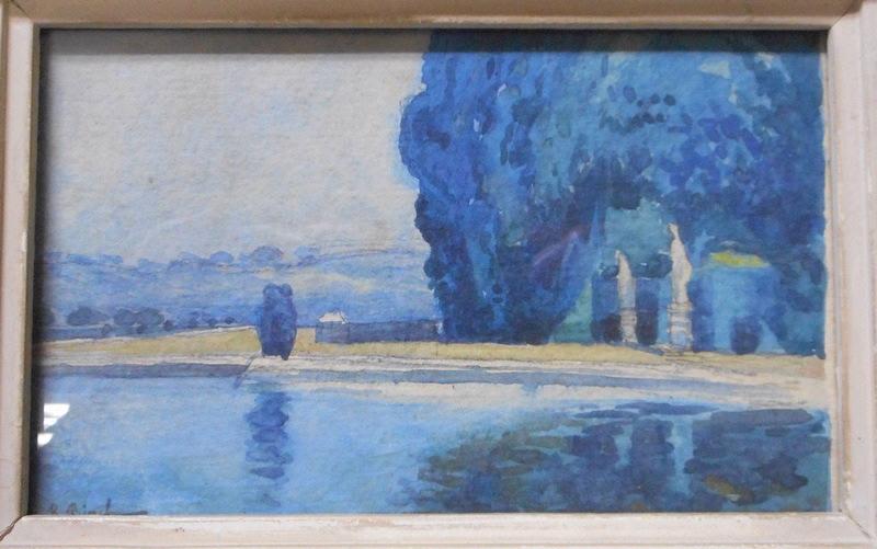 Vue d'un bassin, René Binet, 4e quart 19e siècle, 1er quart 20e siècle
