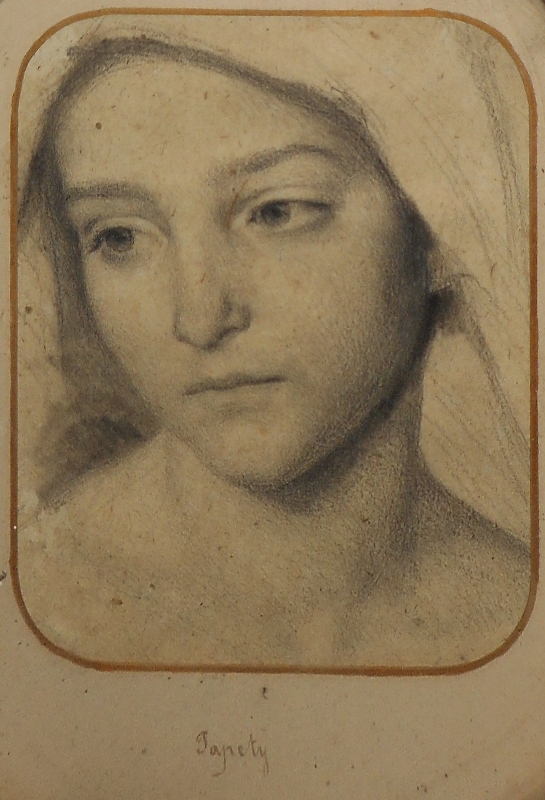 Tête de femme, Dominique-Louis Papety