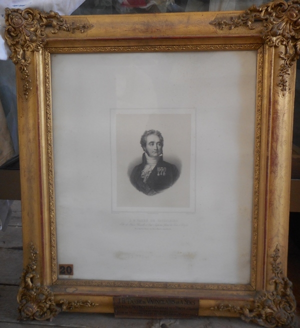Portrait Jean-Bernard Tarbé de Vauxclairs, Alphonse-Léon Noël, 1850