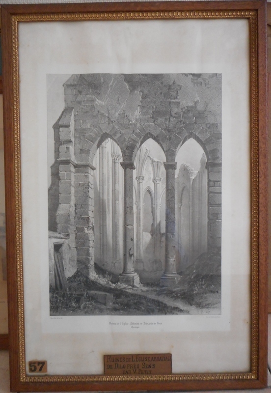 Ruines de l'église abbatiale de Dilo, Victor Petit