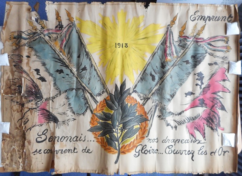 Sénonais... nos drapeaux se couvrent de gloire... Couvrez les d'or_0