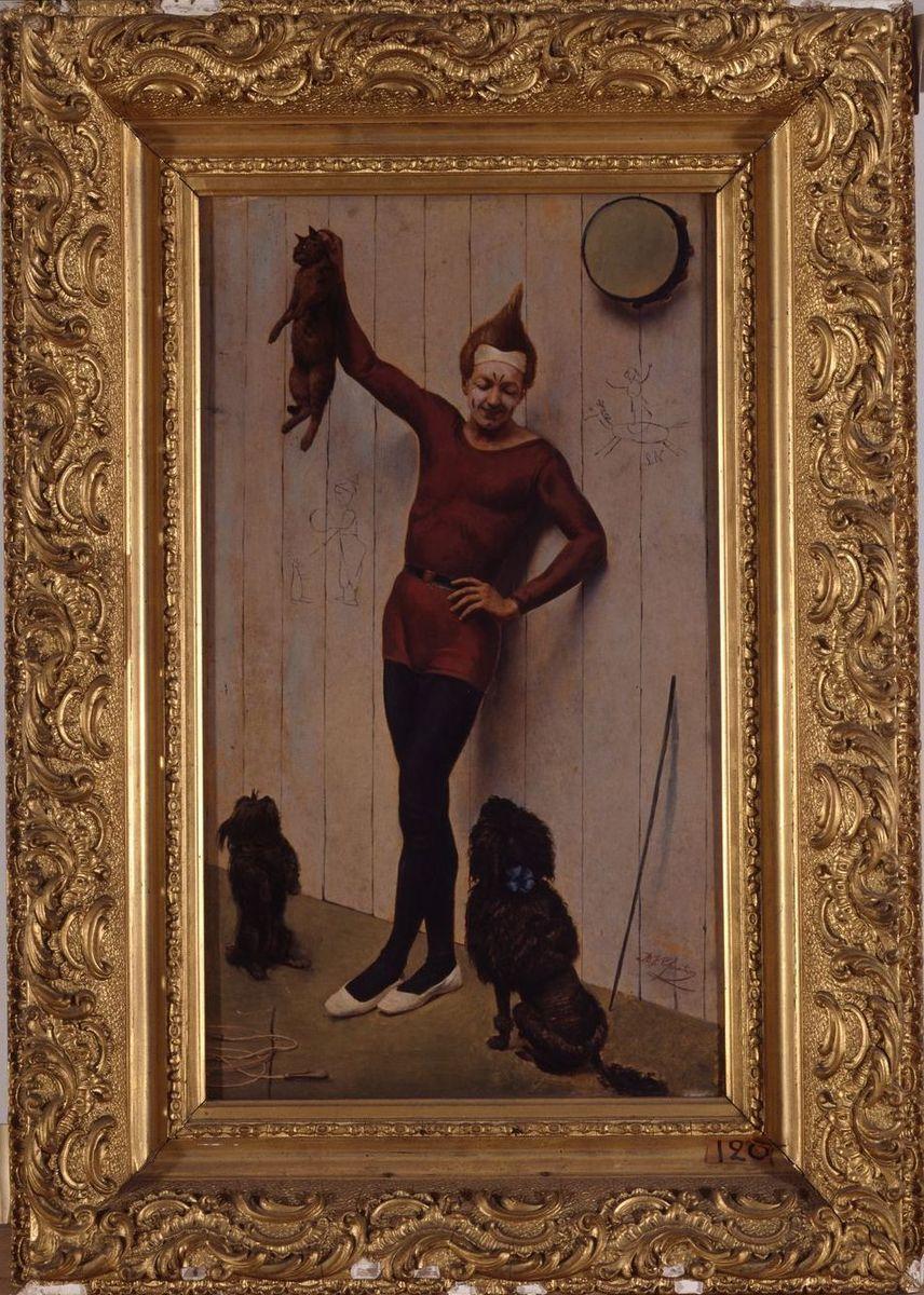 Le clown ; Après la leçon (titre ancien, Salon de 1884)_0