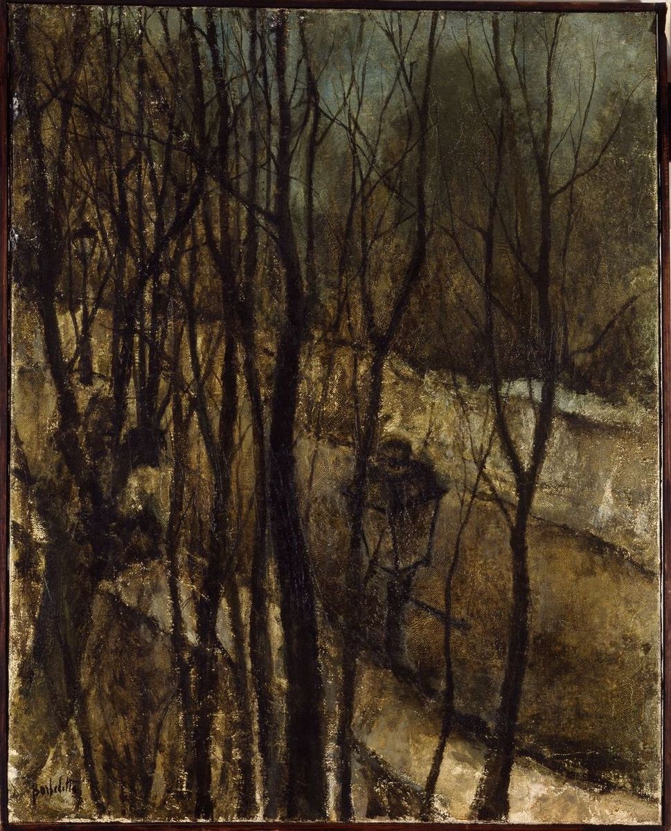 Paysage d'hiver, Joël Barbedette, 1963 avant
