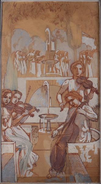 Etude pour Le quatuor (décor de l'Eternel Eté)_0
