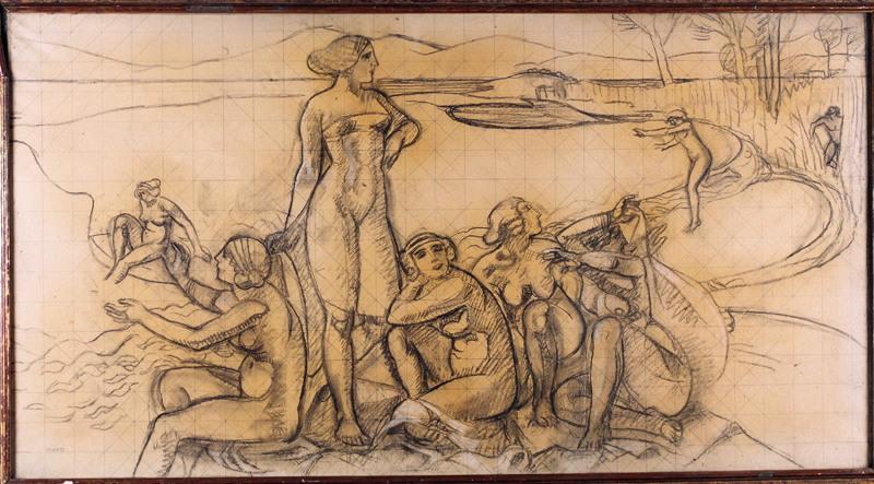 Etude pour le réveil d'Ulysse (décor des Jeux de Nausicaa)_0