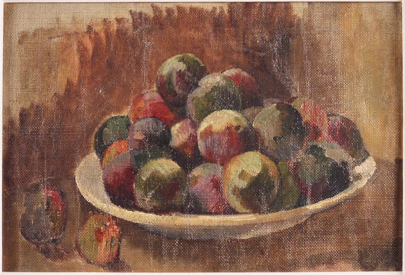 Nature morte à l'assiette de pommes_0