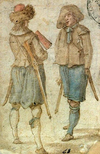 Deux hommes armés, Adam Willaerts, 1ère moitié 17e siècle