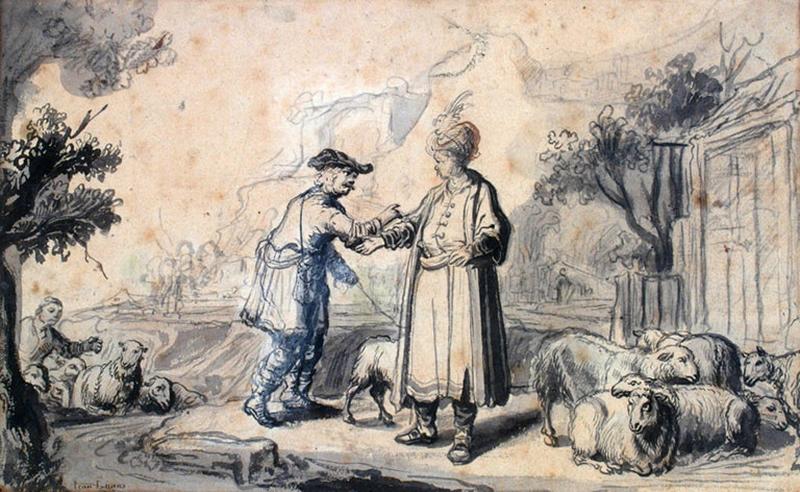 La séparation d'Abraham et de Loth_0
