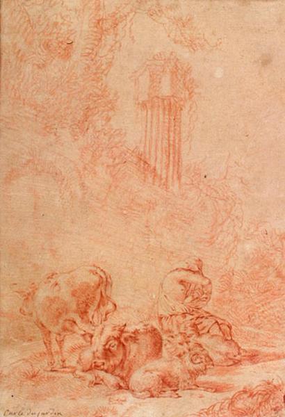 Animaux dans un paysage_0