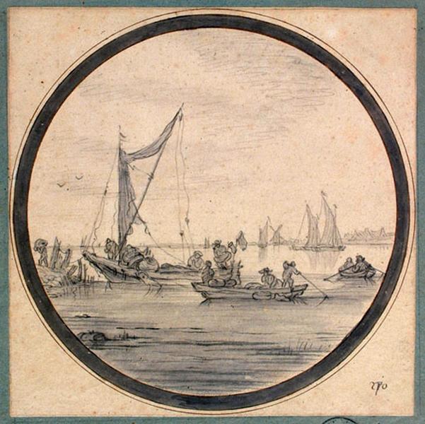 Marine, littoral, Jan van Goyen, 1ère moitié 17e siècle, 3e quart 17e siècle