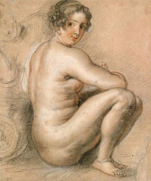 Femme nue, Petrus Paulus Rubens, 17e siècle
