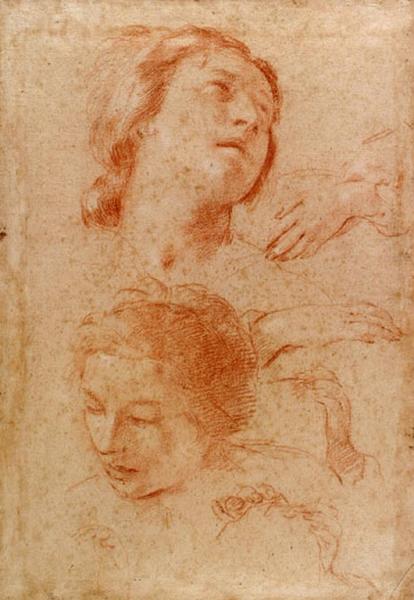 Recto : Deux têtes de femmes ; verso : Saturne_0
