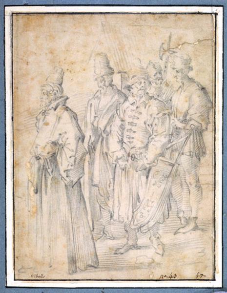 Groupe de personnages, Tommaso Manzuoli, 2e quart 16e siècle, 3e quart 16e siècle