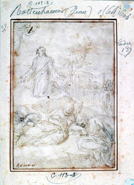 Jésus au Jardin des Oliviers (recto) ; Jésus au Jardin des Oliviers (verso)_1