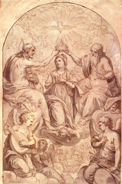 Couronnement de la Vierge, Johann Mathias Kager, 16e siècle