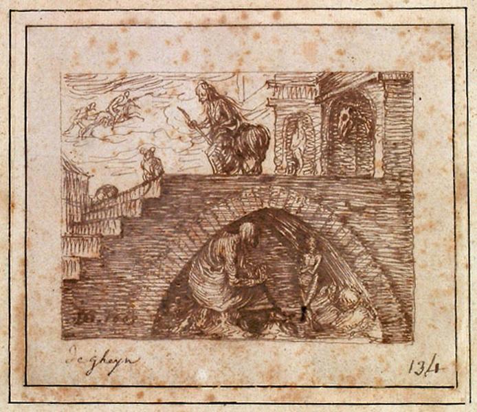 Scène fantastique ; Dessin allégorique_0
