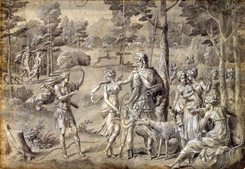 Orion, Diane et Apollon ; Apollon détournant Diane d'Orion (autre titre)_0