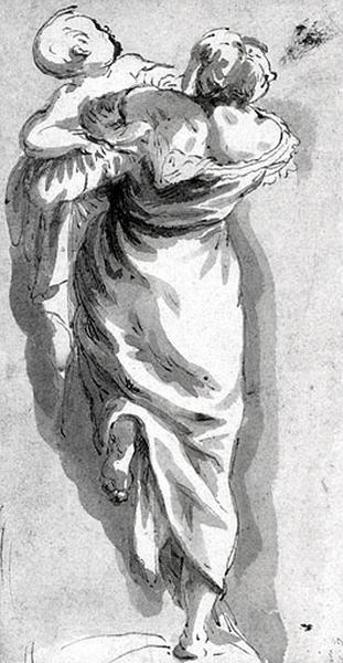 Femme portant un enfant, Jacopo Robusti