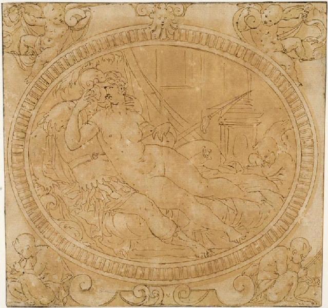 Mars et Vénus, Luca Penni, 2e quart 16e siècle, 3e quart 16e siècle
