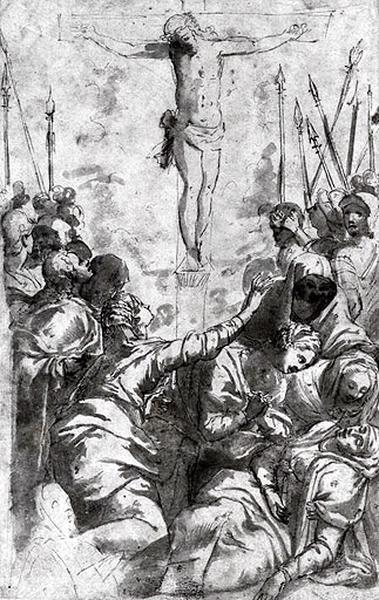 La Crucifixion, Taddeo Zuccaro, 3e quart 16e siècle