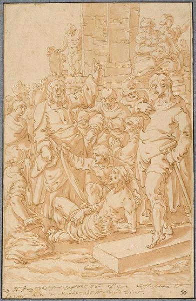 Scènes de la vie de Jésus : Résurrection de Lazare, 16e siècle