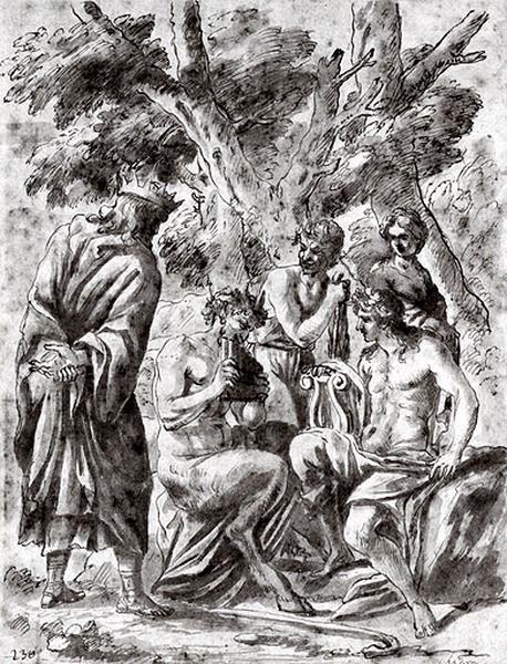 Apollon et Marsyas devant le roi Midas_0