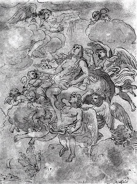 Apothéose de Sainte Madeleine, Nicolas Loir, 2e moitié 17e siècle
