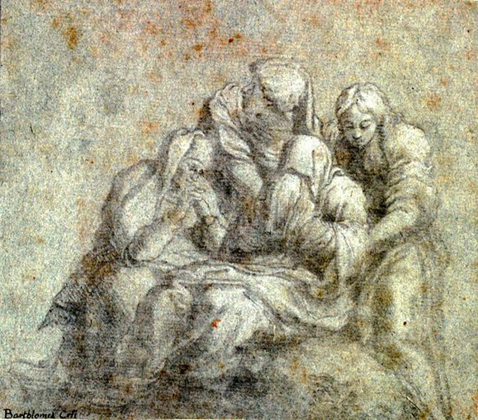 La Vierge et les saintes femmes, Polidoro Caldara, 1ère moitié 16e siècle