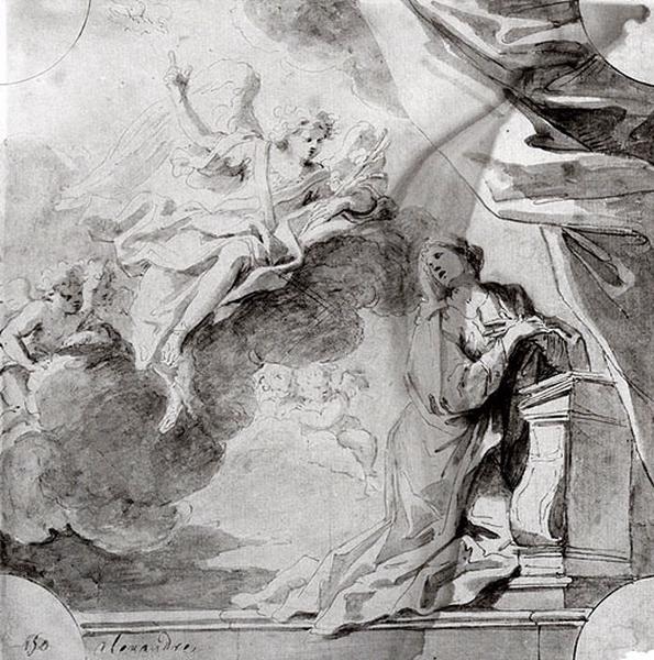 L'Annonciation, Alexandre Ubelesqui, 4e quart 17e siècle, 1er quart 18e siècle