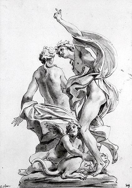Un groupe de bacchantes, Cornelis van Cleve, 2e moitié 17e siècle, 1ère moitié 18e siècle