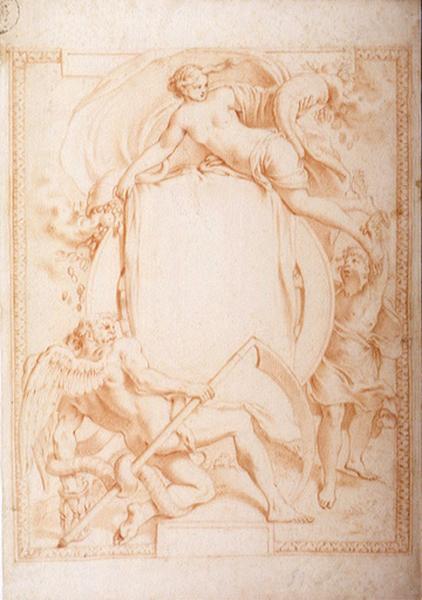 Fortune toujours Fortune ; Cartouche allégorique (autre titre), Louis Testelin, 2e quart 17e siècle, 3e quart 17e siècle