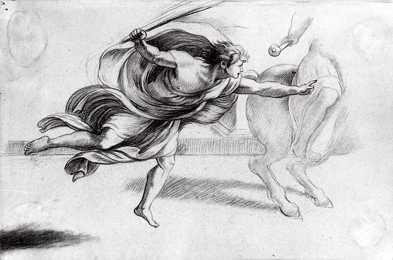 Etude d'après Raphaël, Raphaël, 18e siècle