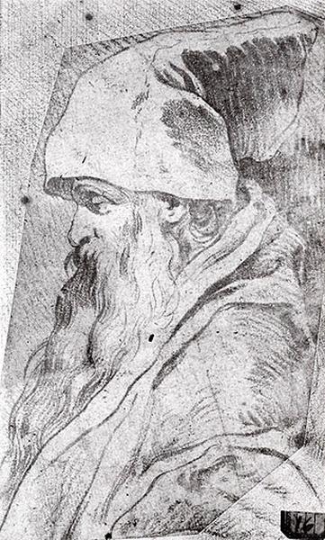 Tête de moine, Charles André Van Loo, 2e quart 18e siècle