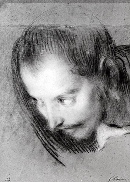 Tête de Saint François, François Lemoyne, 1ère moitié 18e siècle