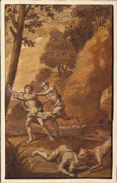 Scène mythologique, Etienne Picart, 1ère moitié 18e siècle