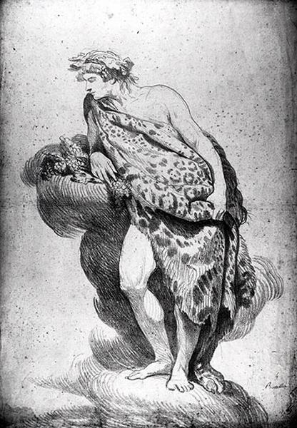 Bacchus, René Michel Slodtz, 18e siècle