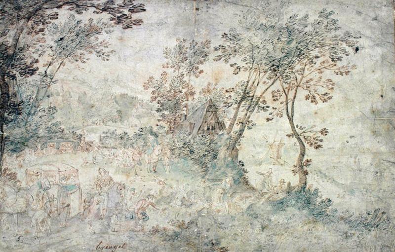 Paysage, Louis de Caulery, 1er quart 17e siècle