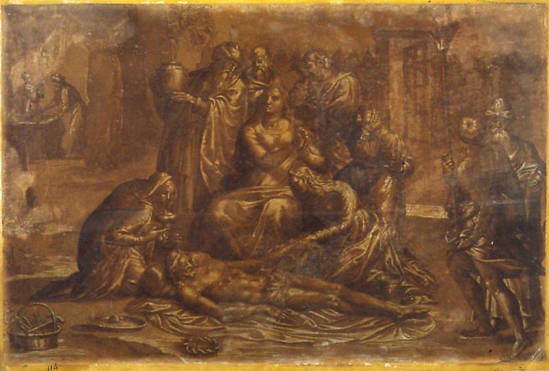Le Christ descendu de la Croix, 16e siècle