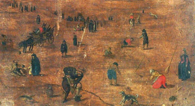 Scène avec petites figures — Pieter Brueghel the Elder
