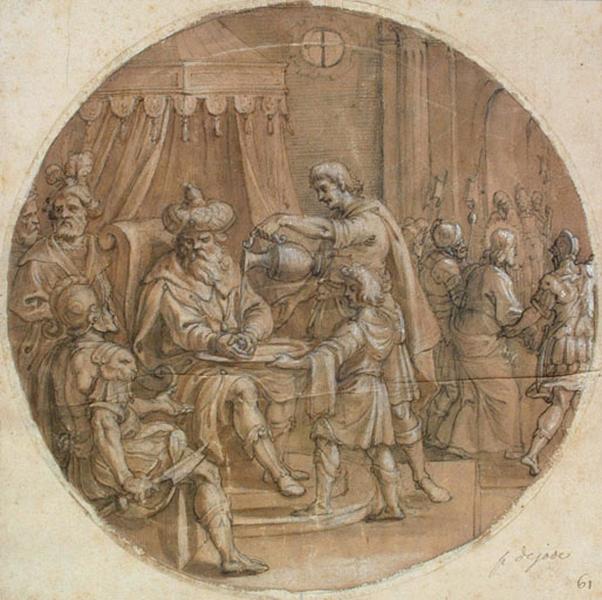 Pilate se lavant les mains, Pieter I de Jode, 1ère moitié 17e siècle