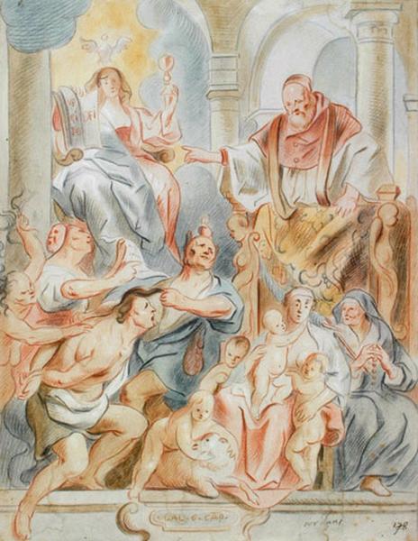 Allégorie : saint Martin délivrant un possédé_0
